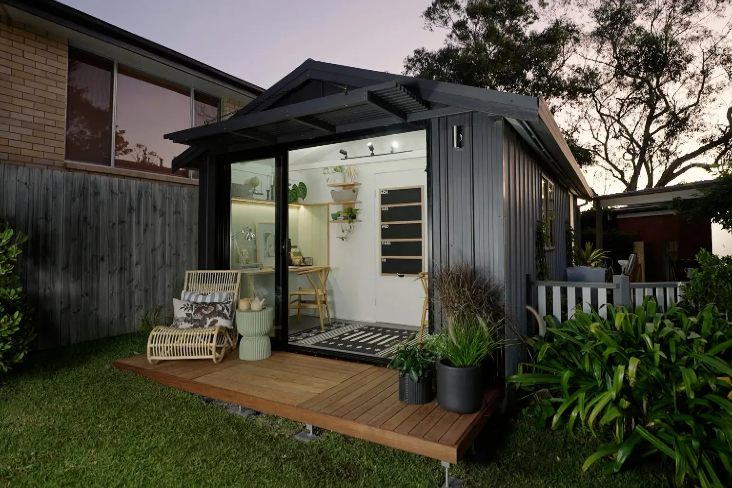 How to turn your garage into a stunning backyard office