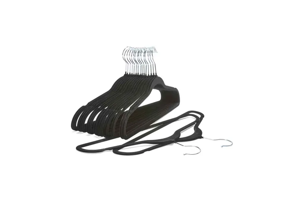 black coathangers for wardrobe storage from kmart