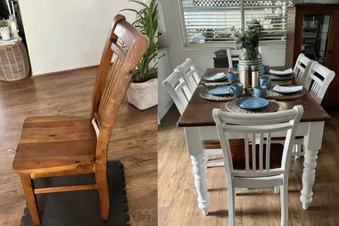kmart chalk paint dining room table