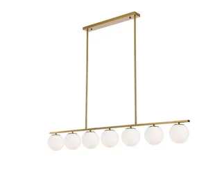 Telbix Marsten ES 7 Light Pendant Antique Gold