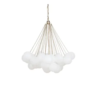 Caf&eacute; Lighting Cloud E14 Large Pendant Frosted Glass