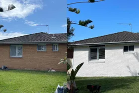 Before and after: ‘I limewashed my whole house for less than $50’