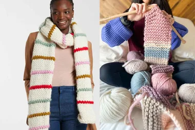 Download these 6 free knitting scarf patterns right now