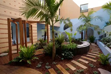 Charlie and Melissa create a rainforest garden for Westmead Children’s hospital