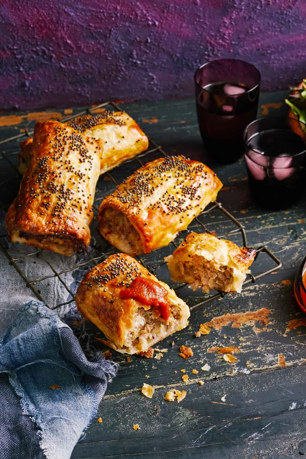 air fryer sausage rolls