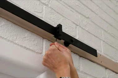 How to install a sliding barn door