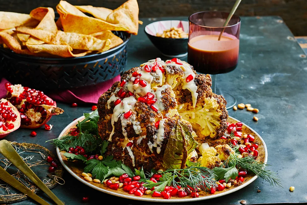Air fryer roast cauliflower.