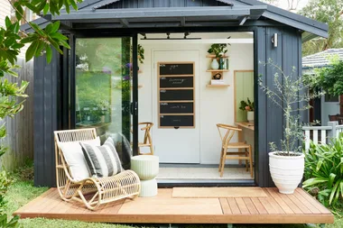 How to build a mini deck with awning