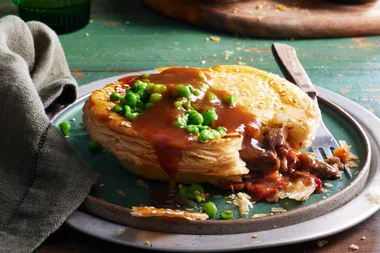 This slow-cooked steak pie will melt in your mouth