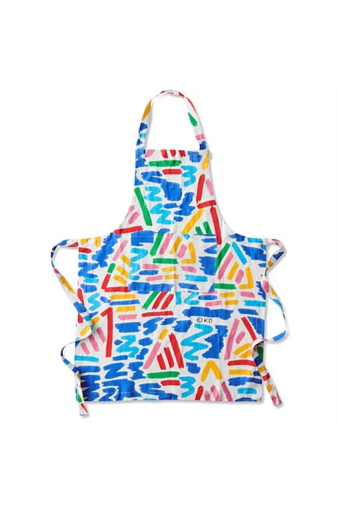 Kip&Co x Ken Done Little Tackers Linen Apron, $69, David Jones