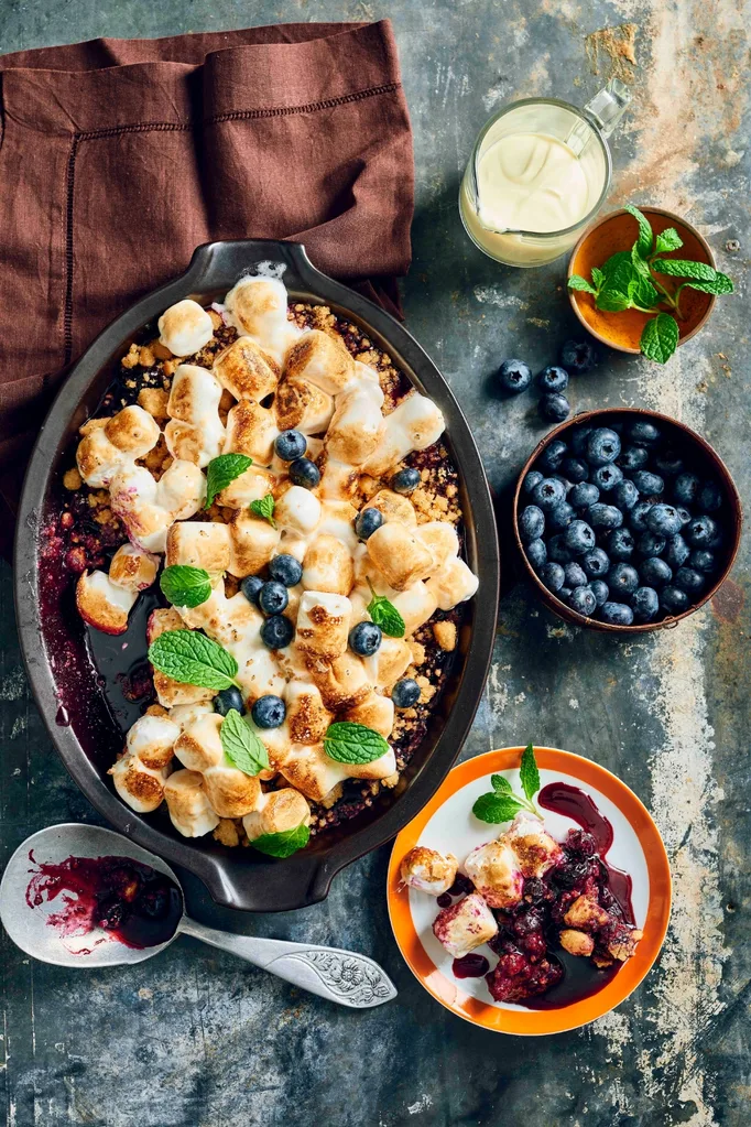 blueberry crumble