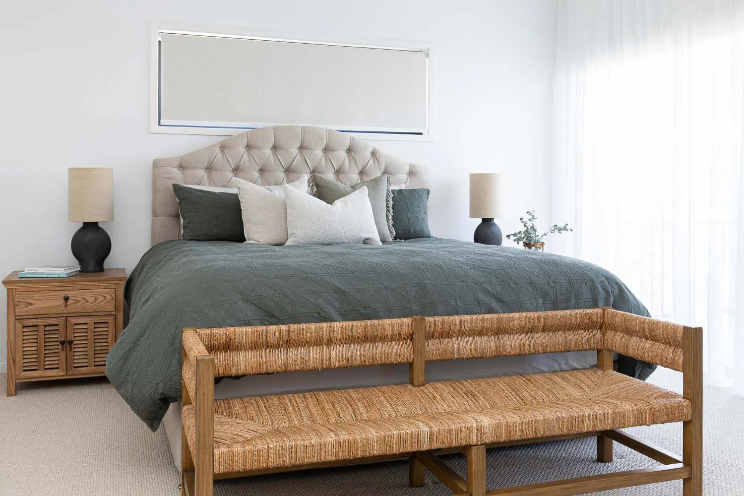 styling bed under window