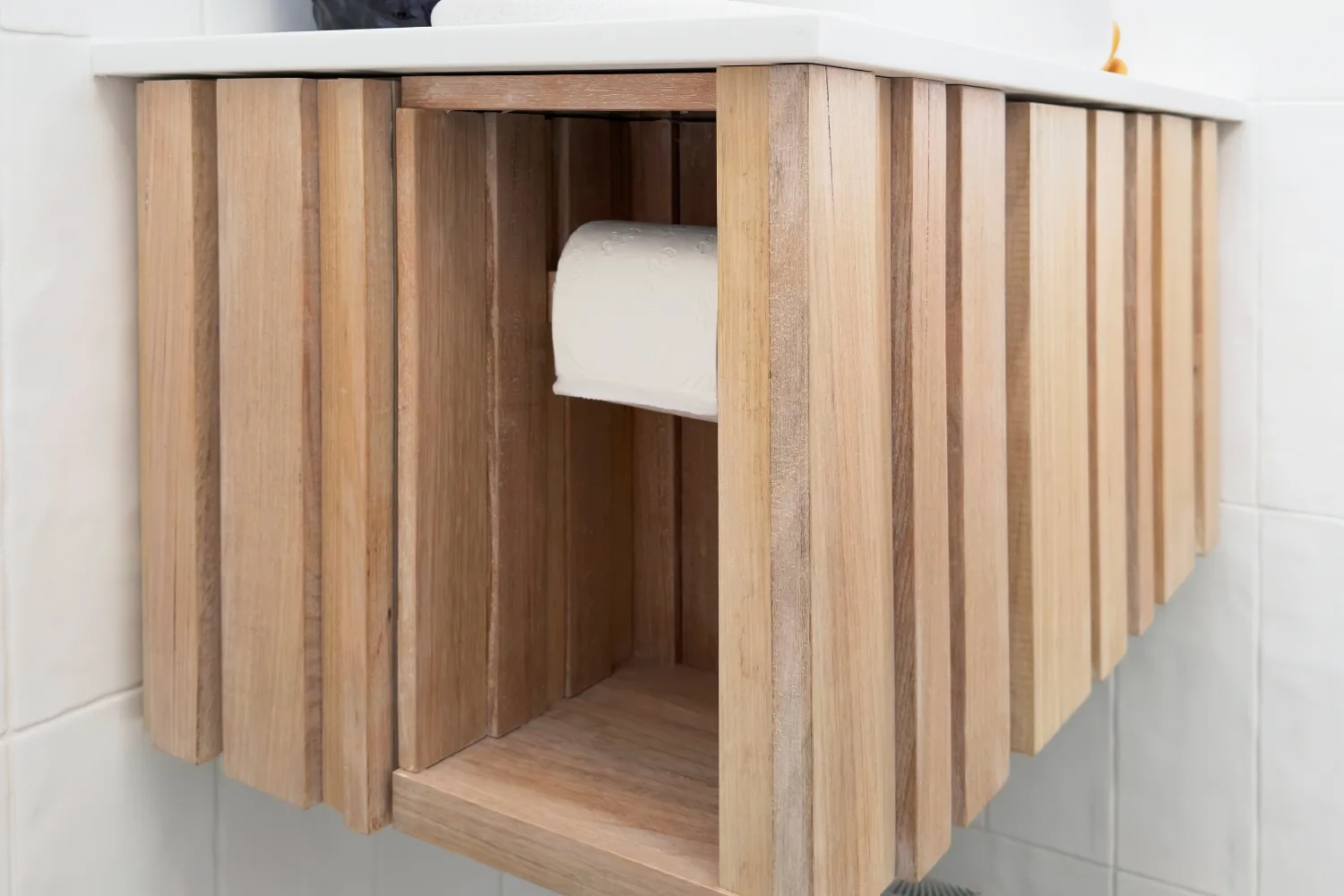 How to build a floating bathroom vanity