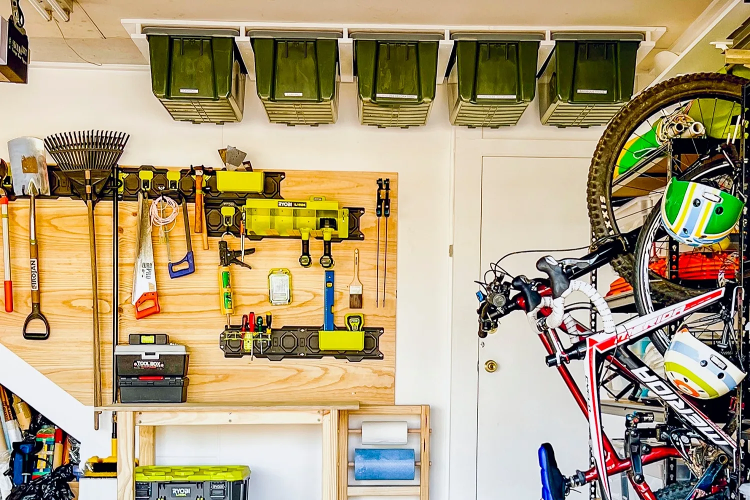 How to build a workbench and much-needed overhead storage for your garage