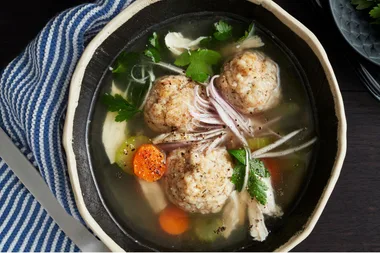 Matzo ball soup