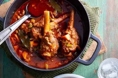 Lamb shank cacciatore