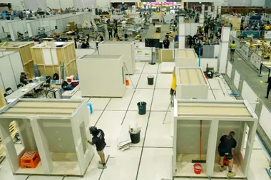 Joh, Adam and Aimee visit Worldskills Australia