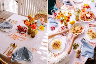 How to make your own lobster tablecloth with Cricut