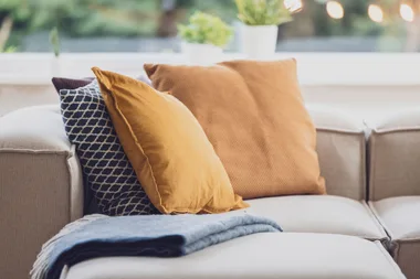 How to clean cushions with non-removable covers