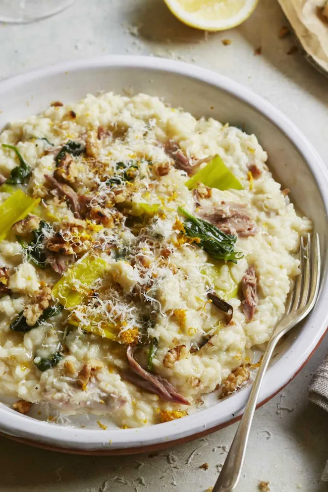 duck risotto