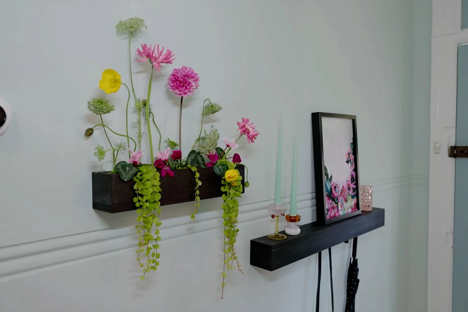 Juliet shows you how to install floating shelves