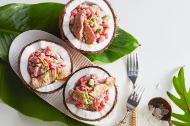 Ika mata with tuna