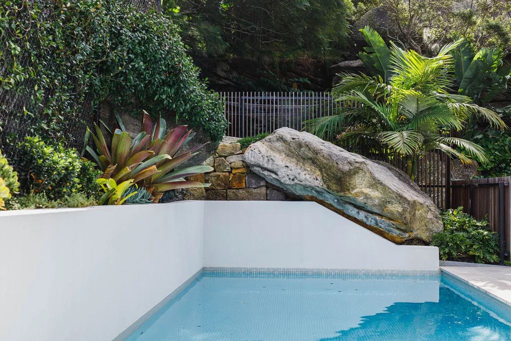 rock garden pool