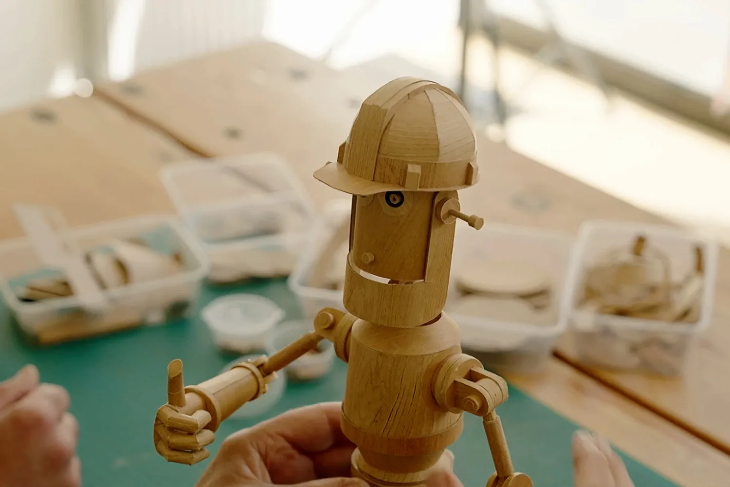 Adam meets cardboard artists Greg Olijnyk