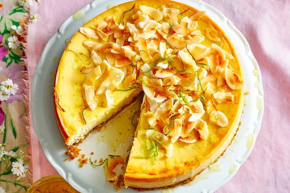 Lime and Coconut Cheesecake Recipe Recipe - Better Homes &amp; Gardens Australia