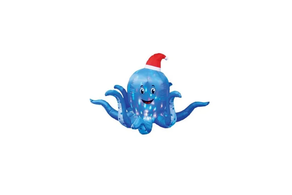 disco octopus inflatable christmas lights