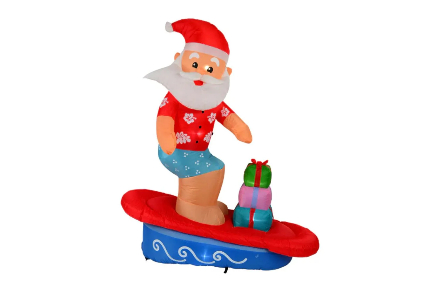 Surfing Santa Christmas Inflatable