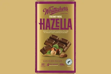 Whittaker’s hazella block is finally available in Australia