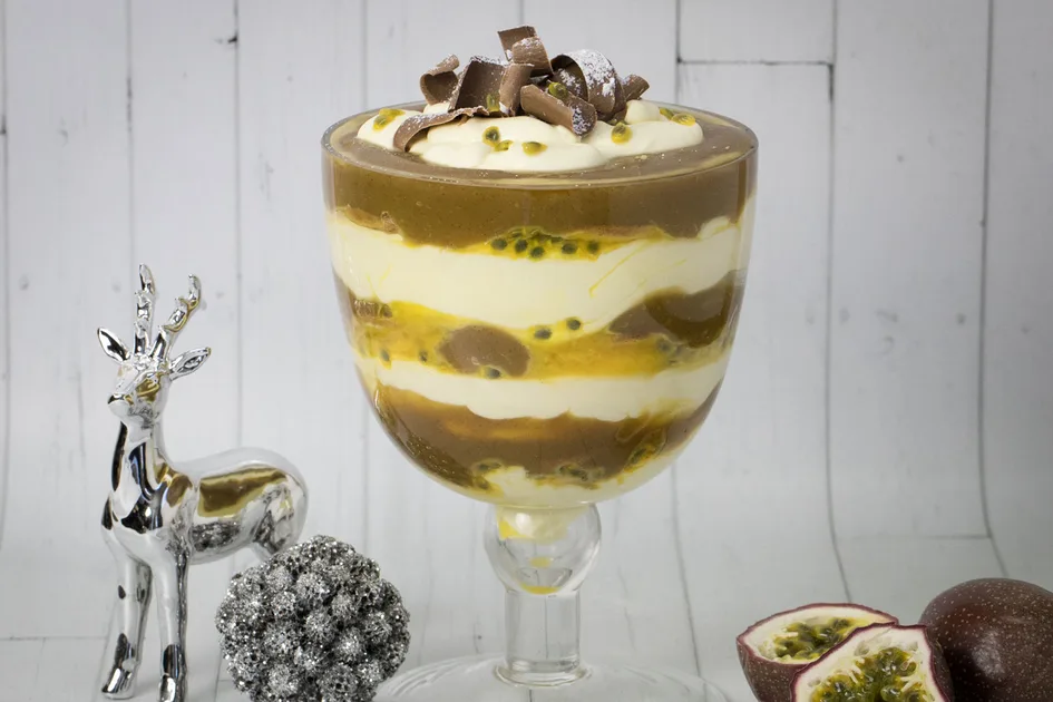 15-Minute Chocolate and Passionfruit Trifle Recipe - Better Homes & Gardens Australia
