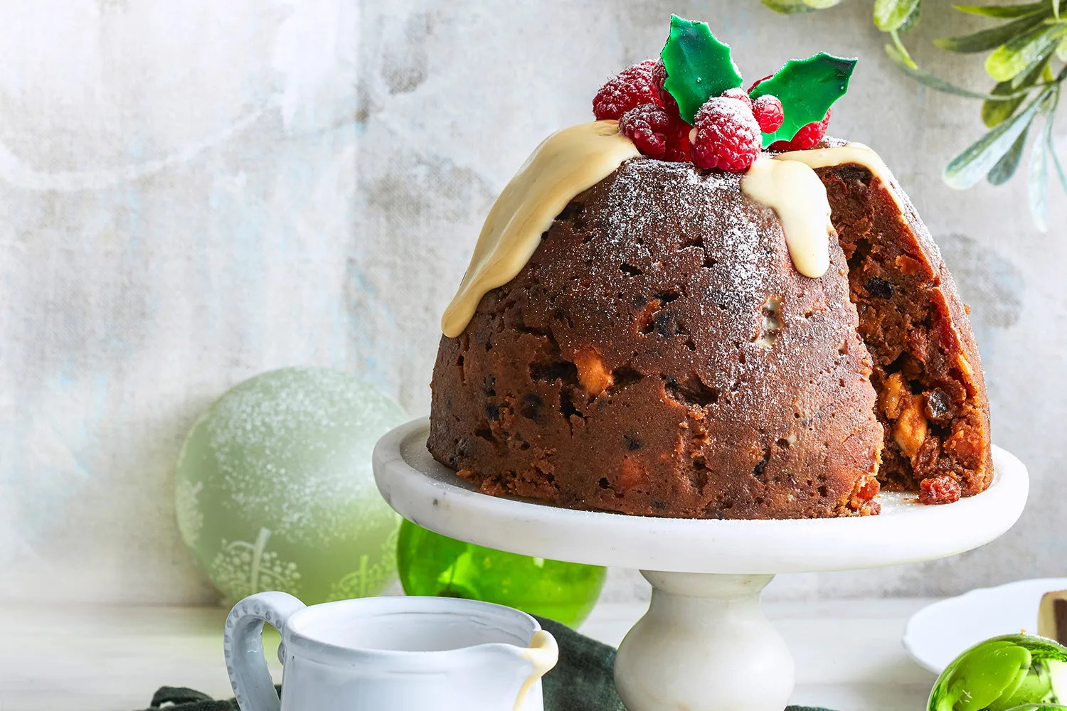 Traditional Christmas pudding-image