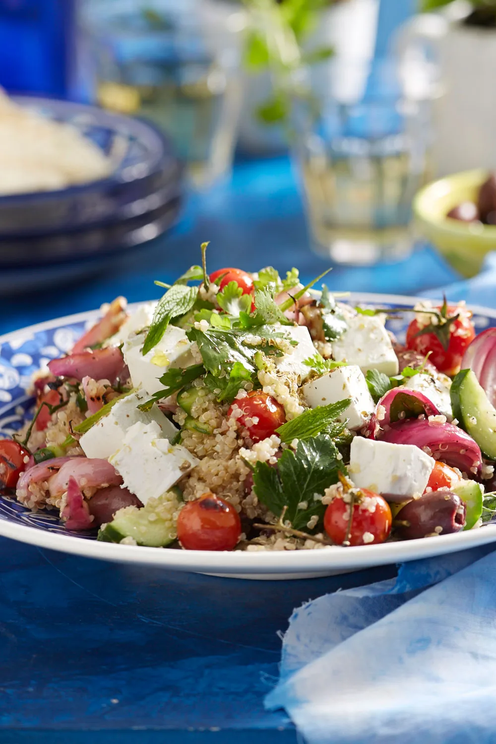 quinoa greek salad