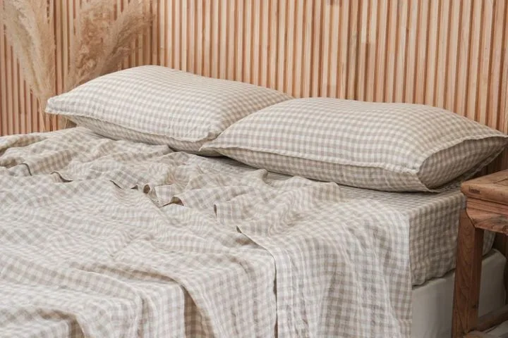Selah and Stone flax linen sheets