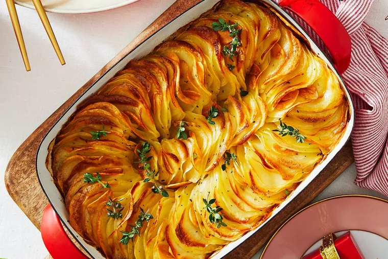 1000-layer duck fat potatoes