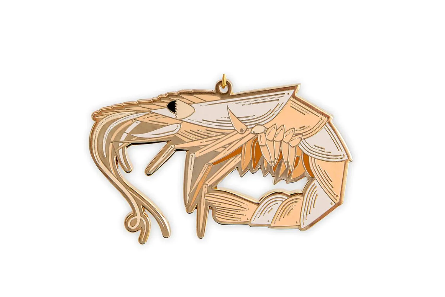 Personalised prawn decoration