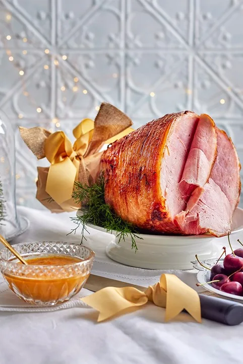 glazed christmas ham
