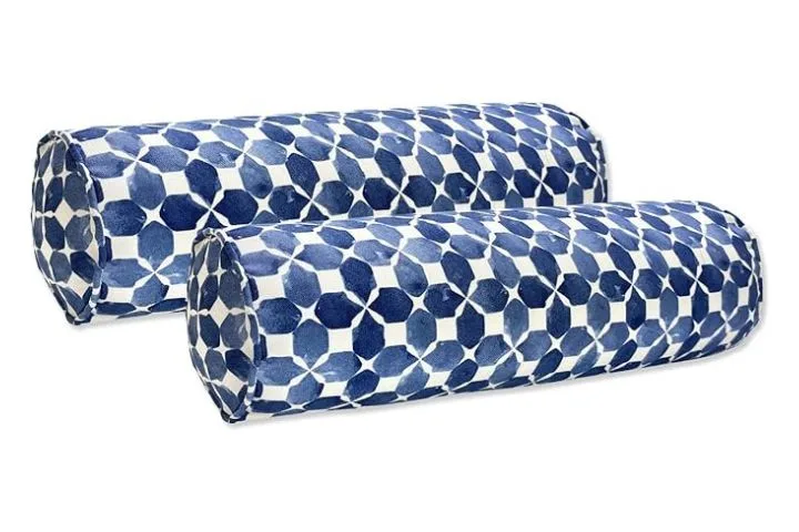 Outdoor decorative bolster cushions