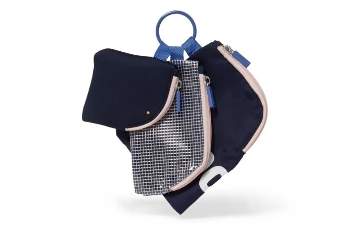Beach bag pouch set