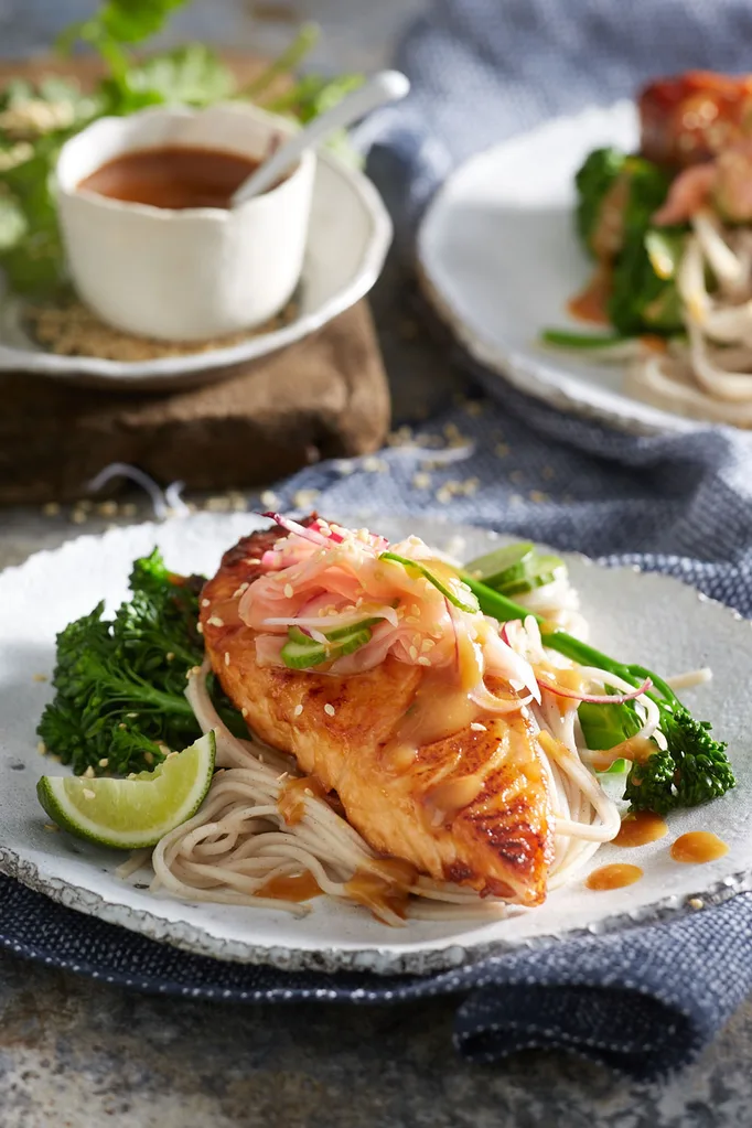 Honey miso salmon