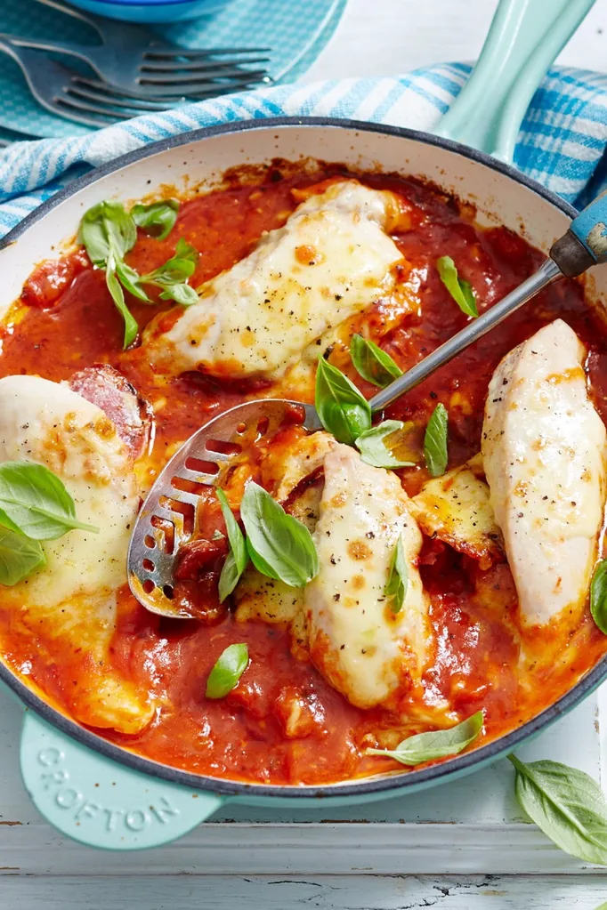 Chicken pizza involtini