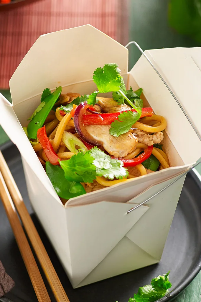 Chicken hokkien noodles