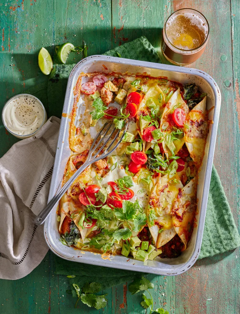 Chicken enchiladas