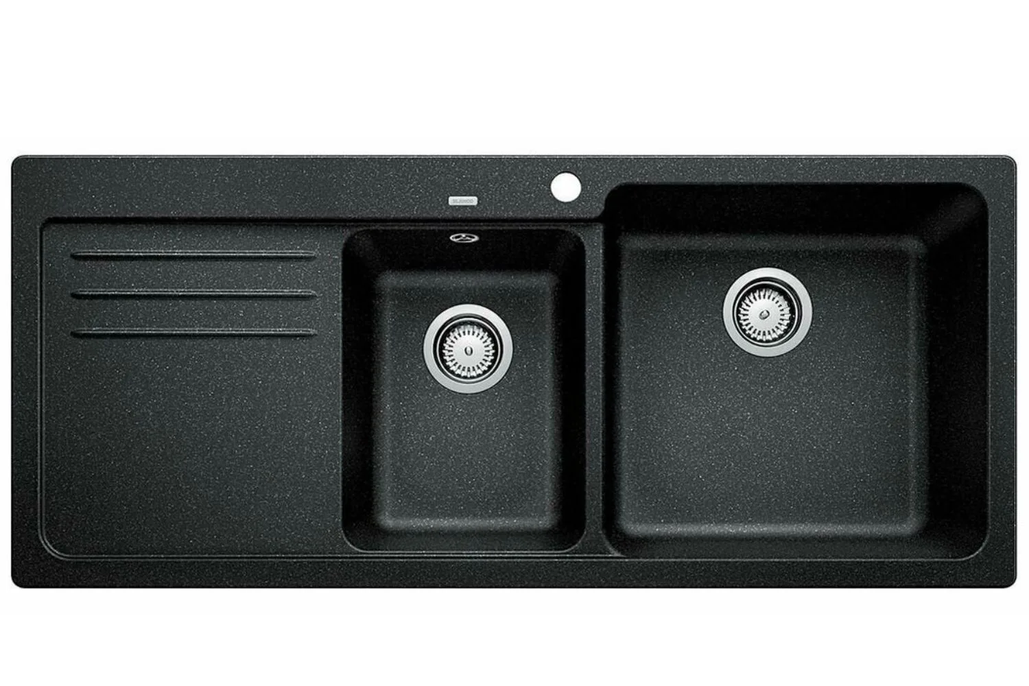 black-double-sink