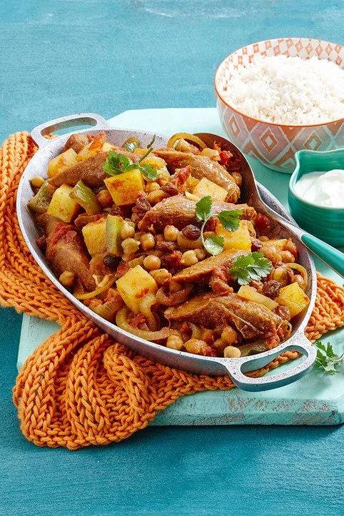 curried sausages