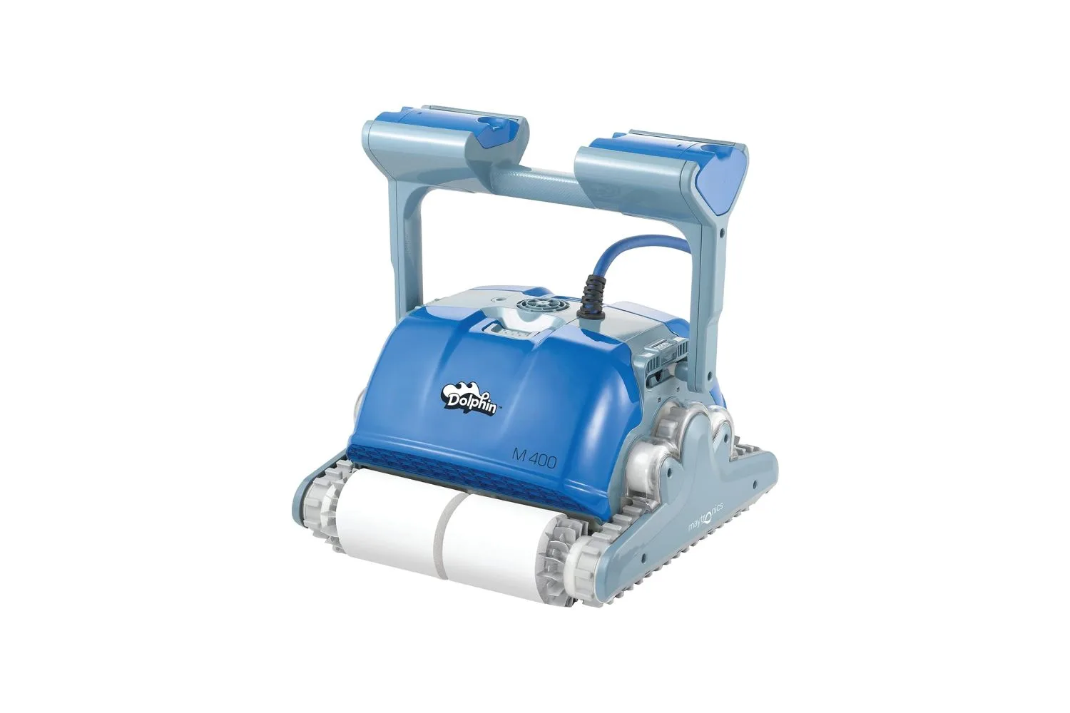 Maytronics Dolphin M400 pool cleaner.