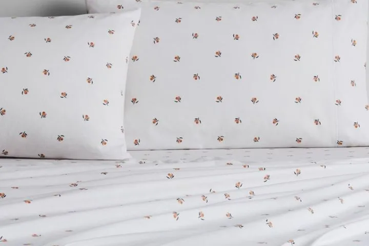 Sheridan flannelette ditsy floral sheet set