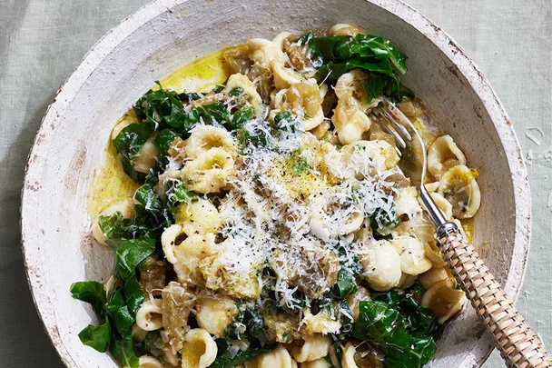 colin's smoky eggplant pasta